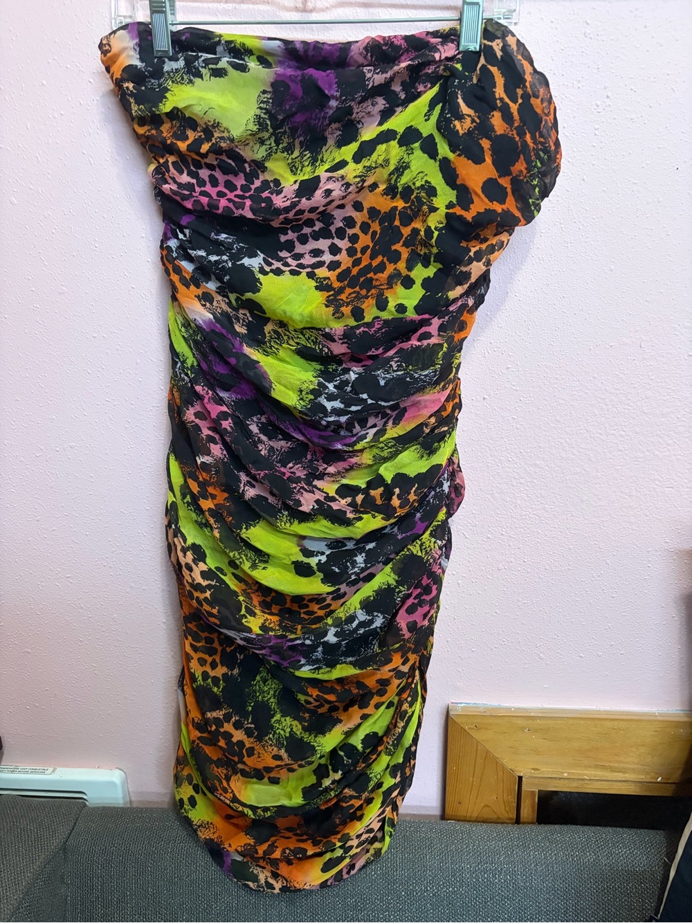 Diane Von Furstenberg DVF animal print Lelette dress size 14